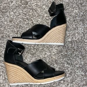 Black wedge Sandal